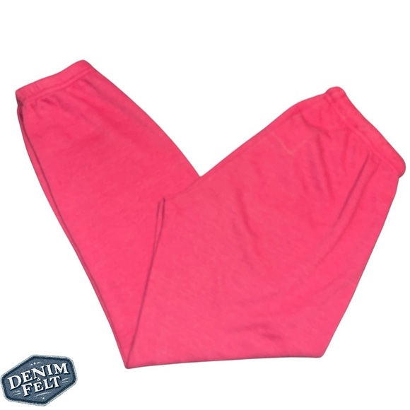 Aviator Nation Women’s Pink/Yellow Bolt Stitch Sweatpants/Joggers | PRELOVED⚡️🩷 - Picture 7 of 11